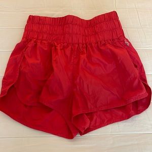 Red Free People Shorts